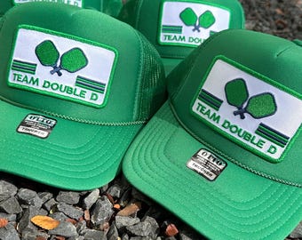 Custom Pickleball Team Trucker Hat: Personalized Birthday Gift