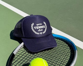Apres Tennis Team Trucker Hat, Gifts for her, doubles