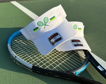 Tennis Sun Visor, Personalized Gift ideas, Girls Weekend, team, racquets, team outfits, stripes