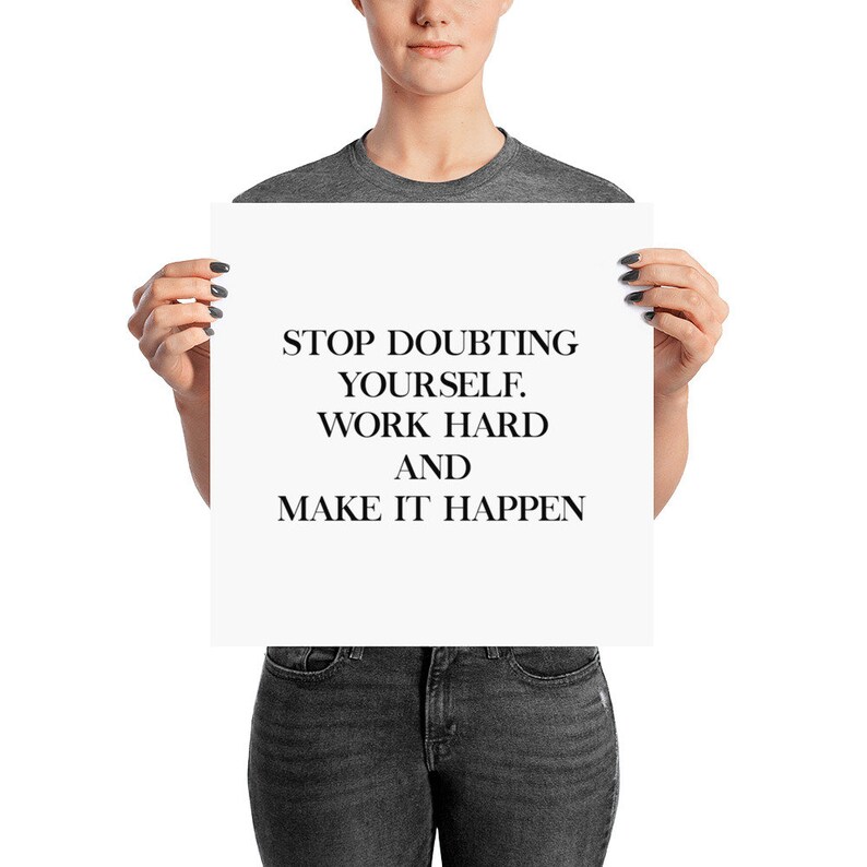 Black and White Art Inspirational Art Quote Art Print Home | Etsy