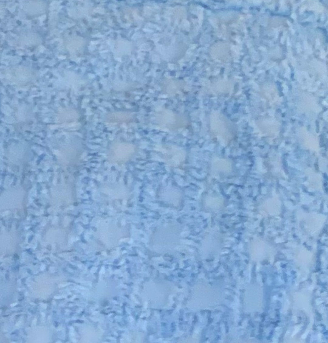 Blue Chenille Fabric, Kids Decor Baby Blue Chenille Fabric, Chenille