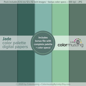 10+ Jade Color Palette