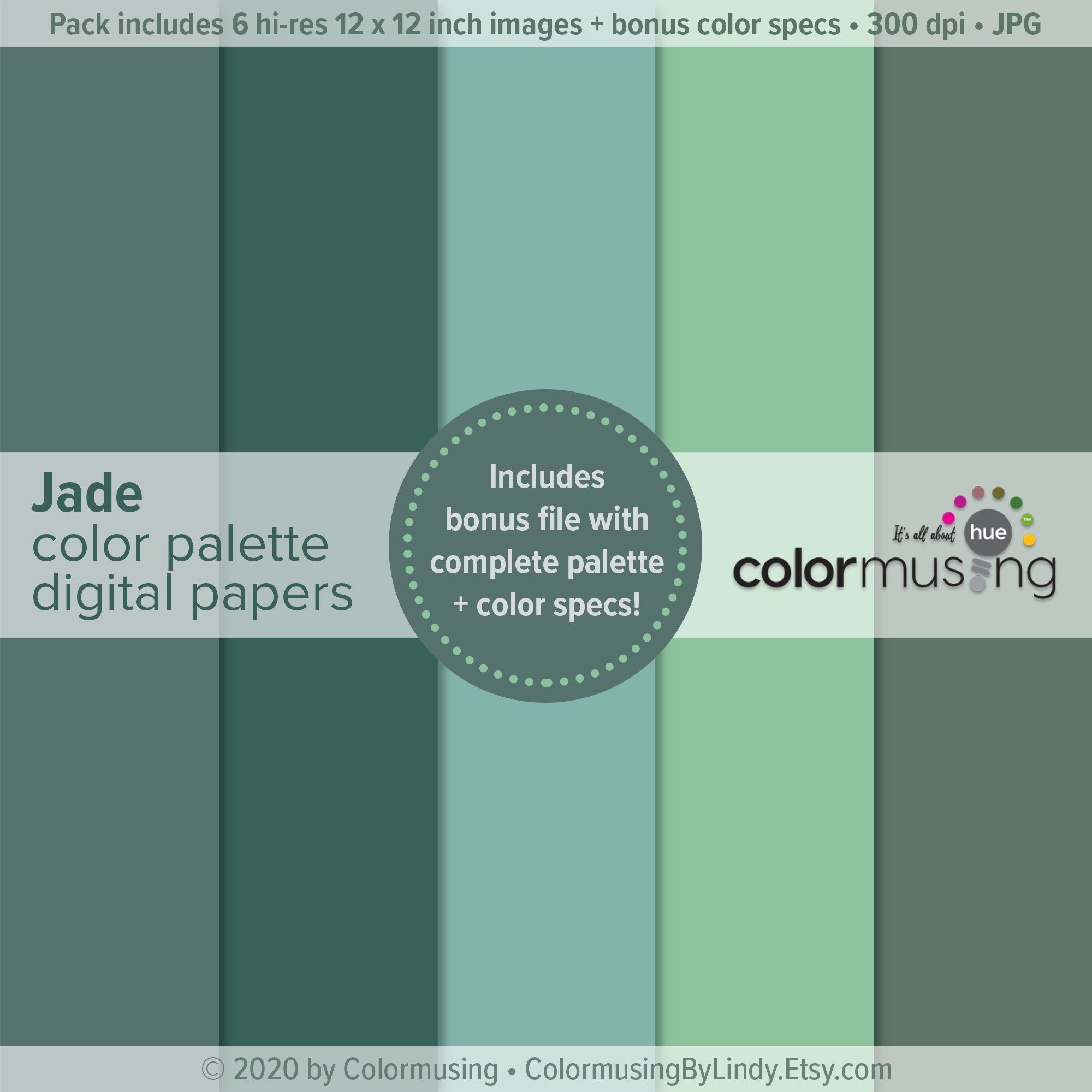 Jade Green Color Palette