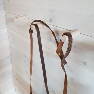 Wall Peg, coat hook, wooden wall hooks, coat rack, wooden peg hook, Set of 5 clothes rack, dowel hanger, wooden coat hook