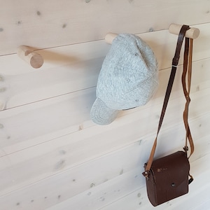 Wooden hooks, Coat Hooks, Wall Hooks, Towel Hooks, Coat Rack, Wooden Coat Hanger, Hooks for Wall, Wood Wall Hooks, Set Of 3, Wall peg