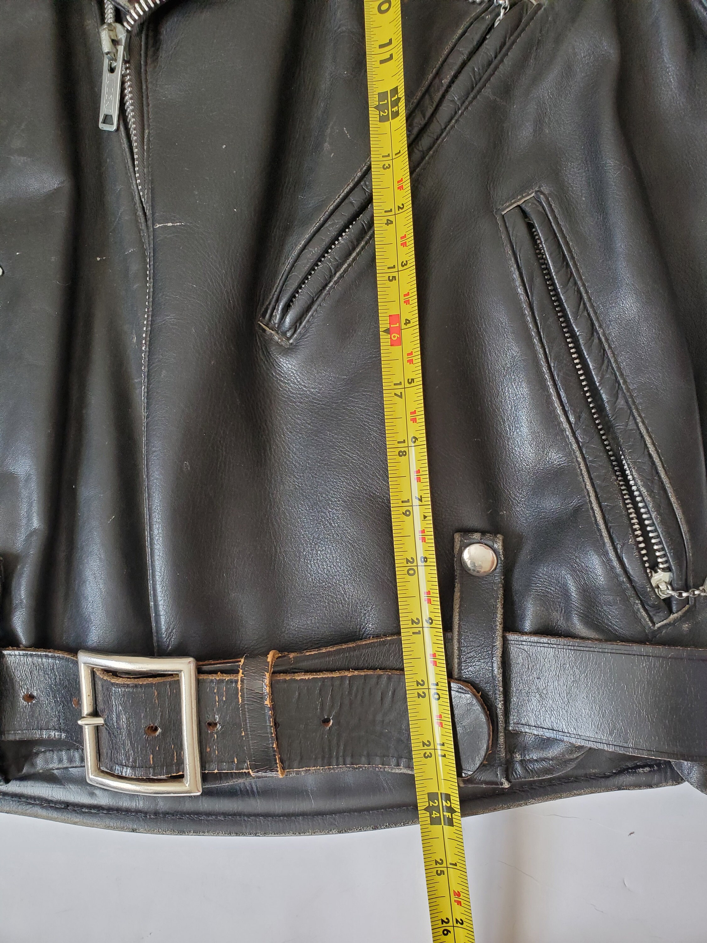 Vintage Men's Harley Davidson Leather Jacket Police Bomber