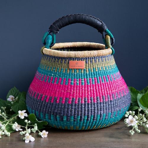 Bolga Storage Basket Lovely African Fairtrade Basket - Etsy