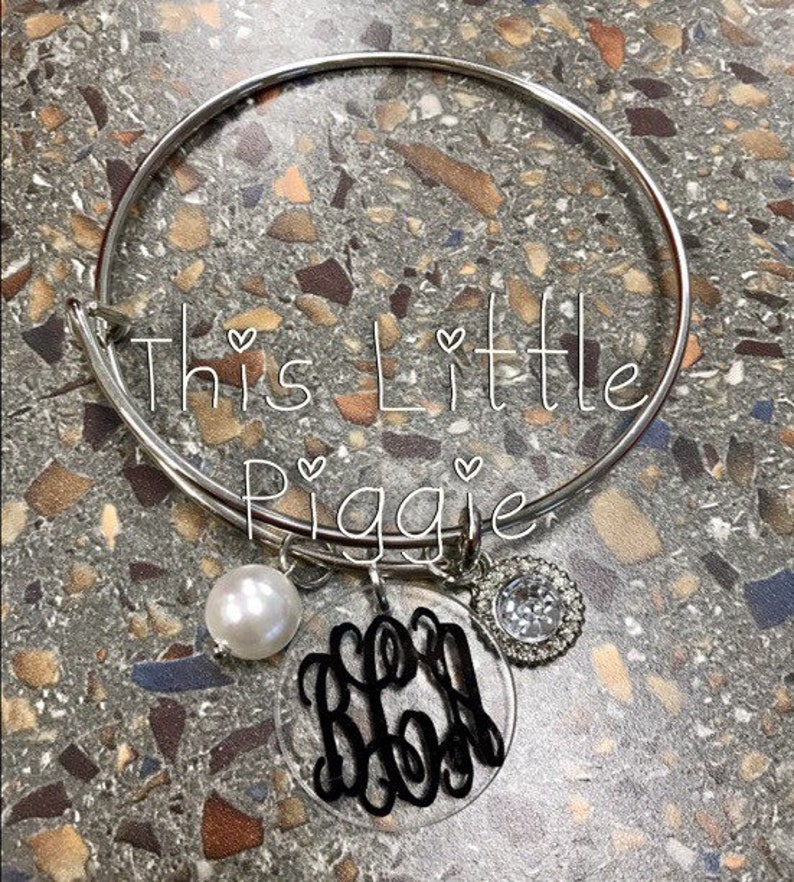 Monogram Bangle Bracelet