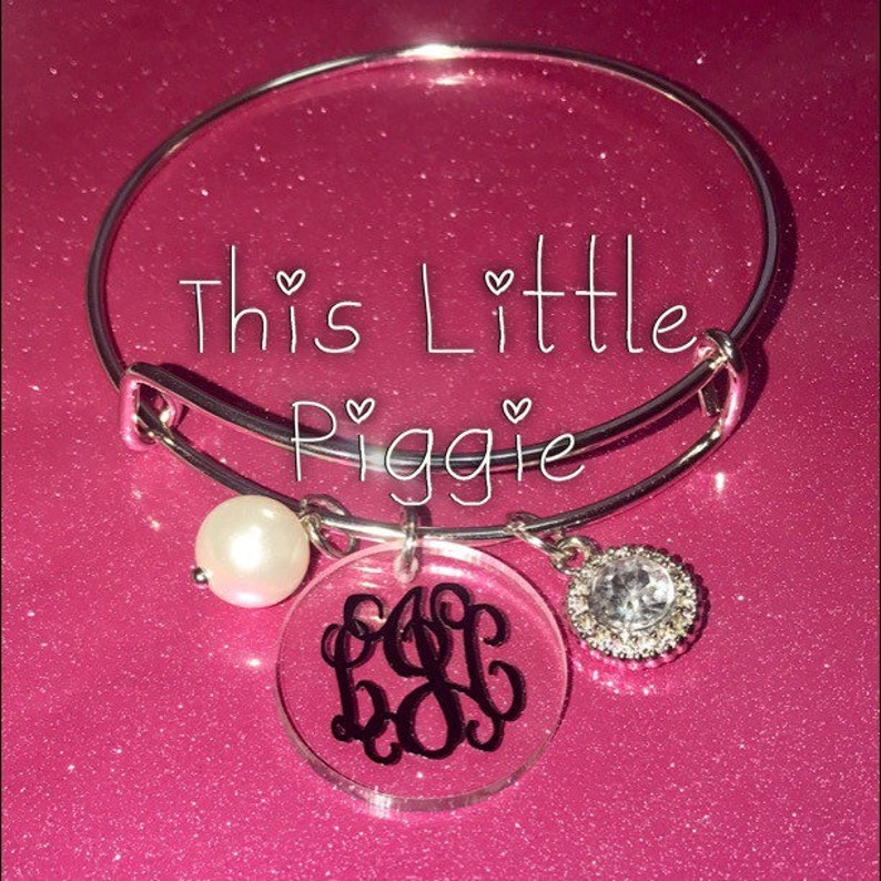 Monogram Bangle Bracelet
