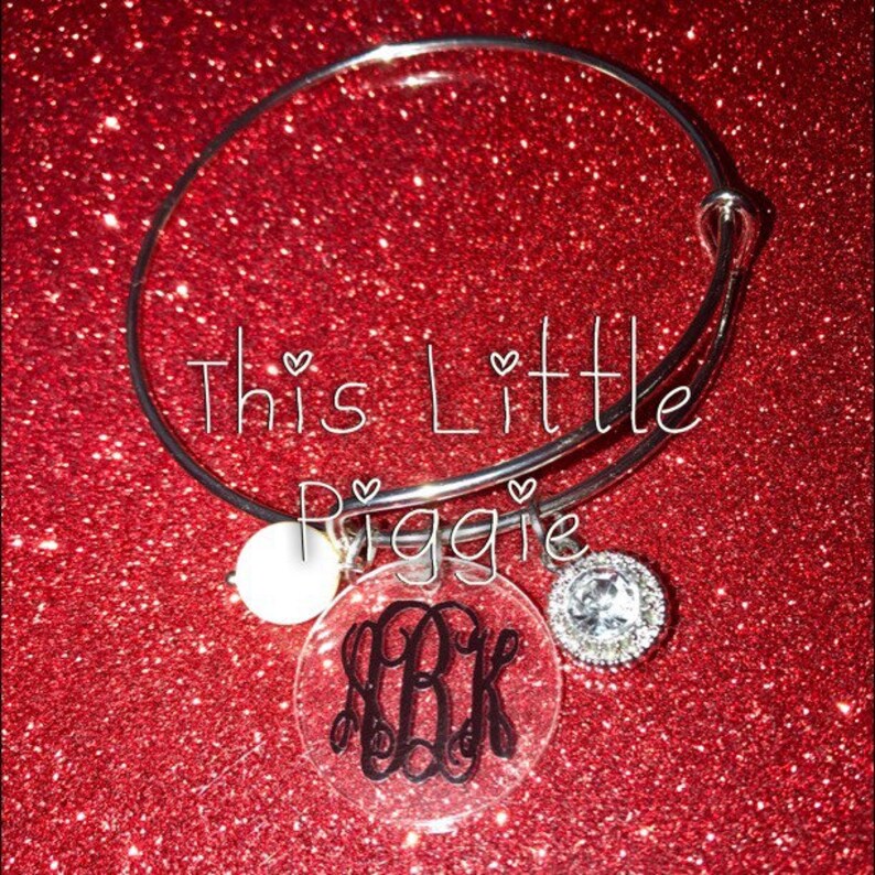 Monogram Bangle Bracelet