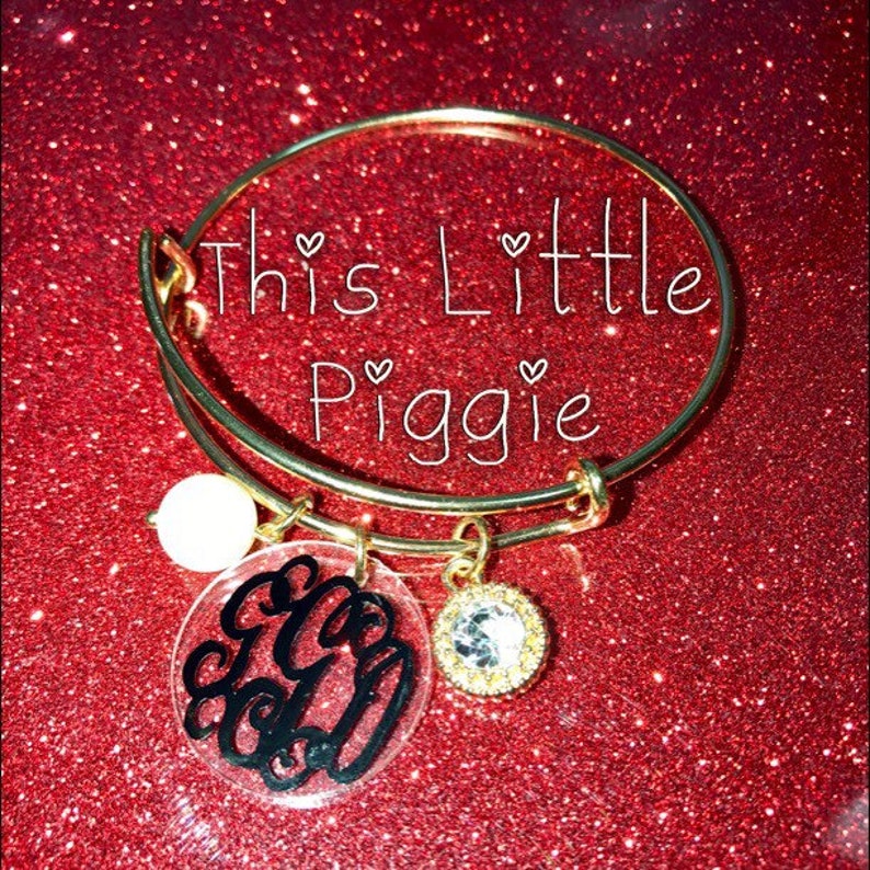 Monogram Bangle Bracelet