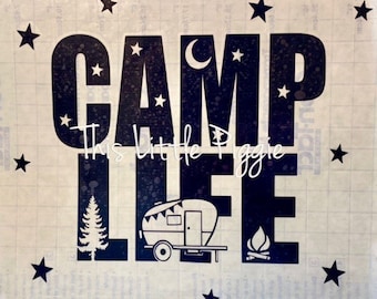 Camp Life Decal