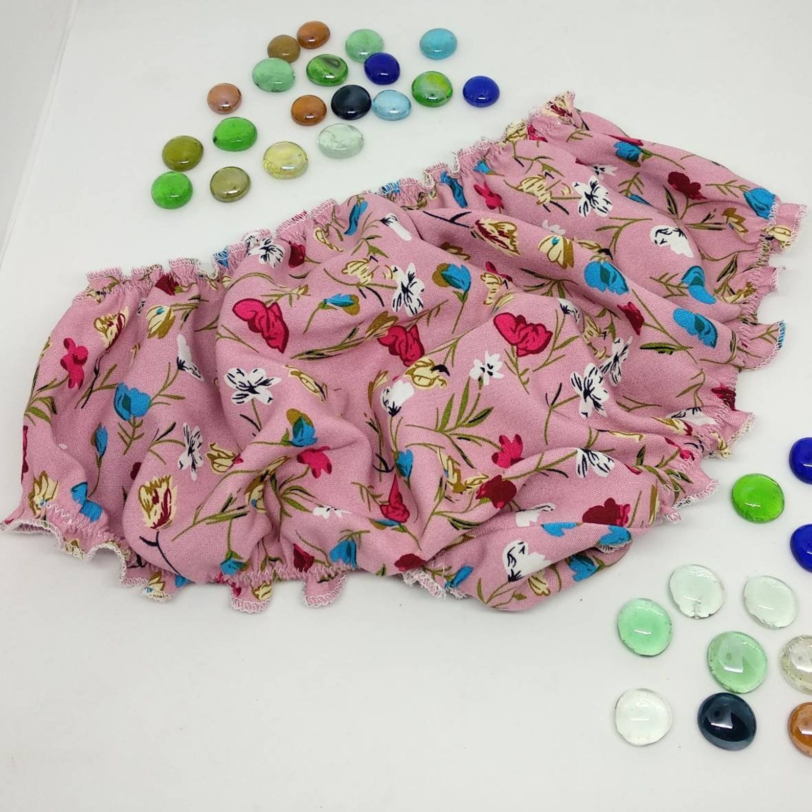 Pink Floral Bloomer Panties for Woman. Romantic Bohemian Rayon Etsy