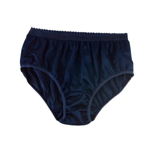 Bleu Marine Vintage Style Grand Mere Pleine Memoires Culotte Etsy