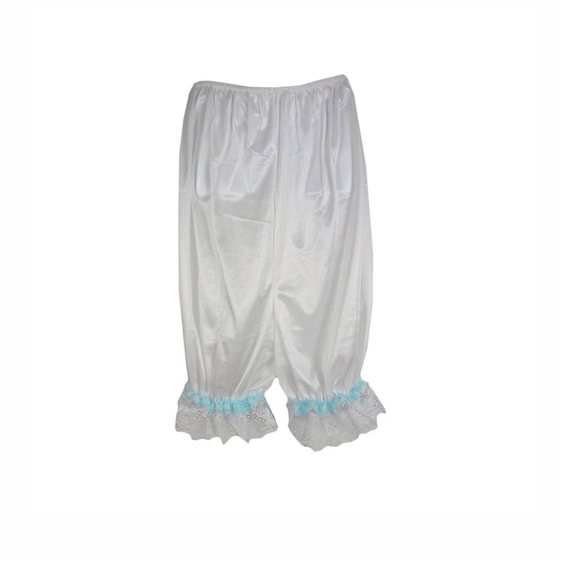 Choose 7 lace style PTPH04D Handmade New White Panties Pinup Underwear Nylon Pettipants Slips Lace Floral Men Women Male Lingerie