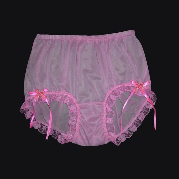 High waisted nylon knickers Clearance