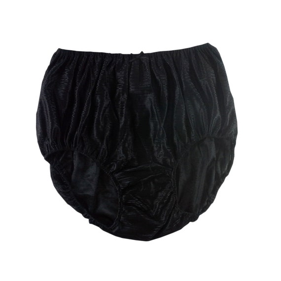 black granny panties