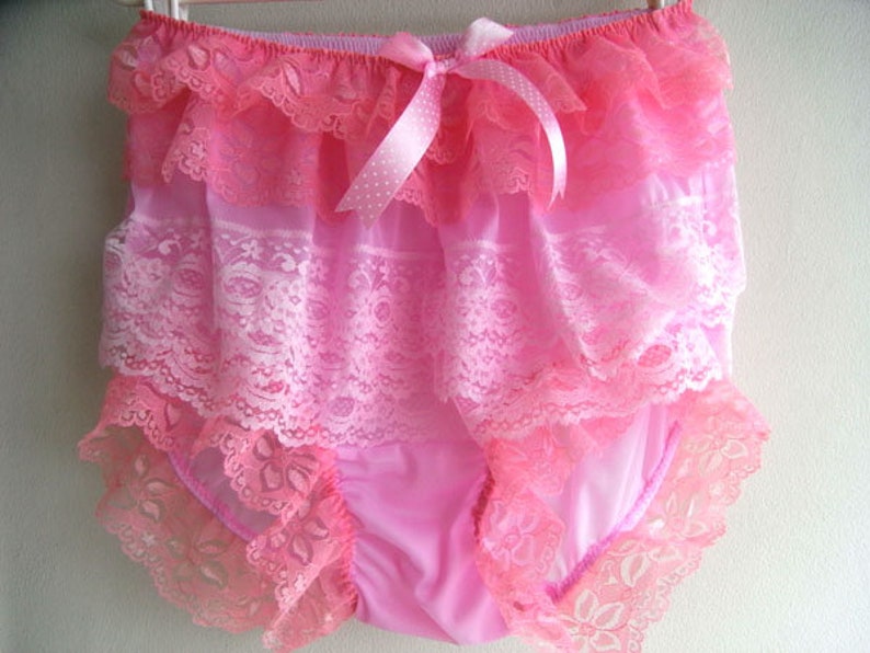 Lovely Pink Party Panties Handmade Ruffled Rhumba Booty | Etsy