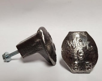 Vintage Railroad Spike Decorative Drawer Knobs -  Handmade Home Décor - Kitsch Fixtures