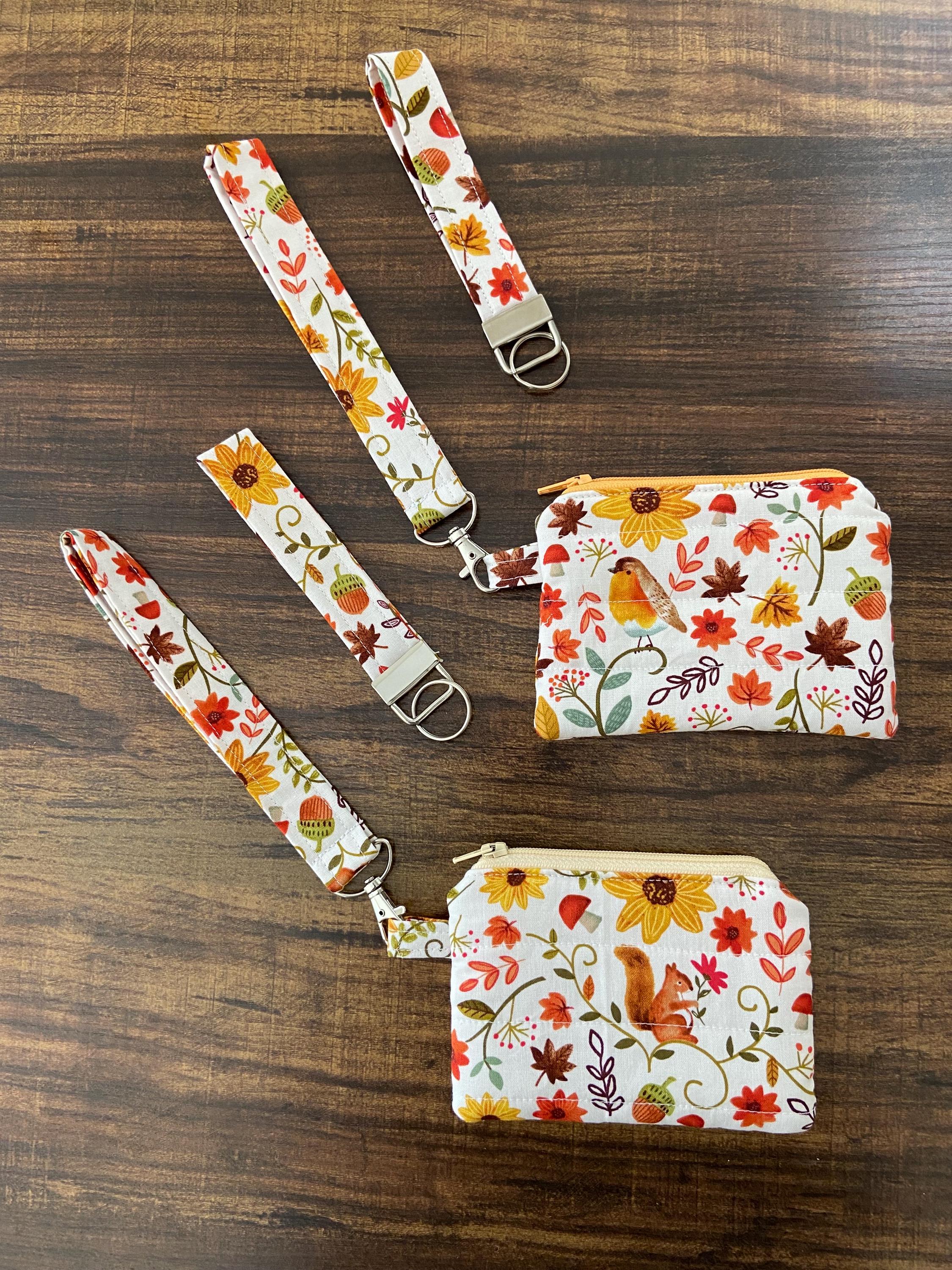 Zippered Pouch, Wristlet, Keychain, Wristlet Strap, Key Fob, Toiletry ...