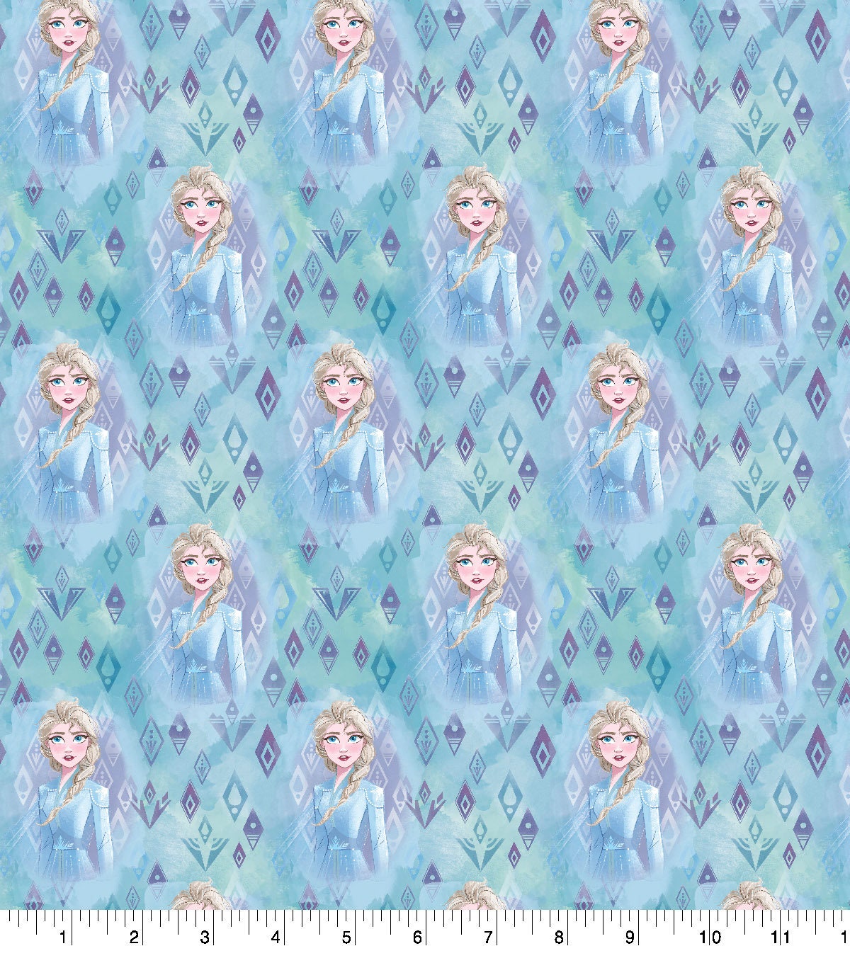 Frozen 2 Elsa Crystals Cotton Fabric by the yard fabric Etsy