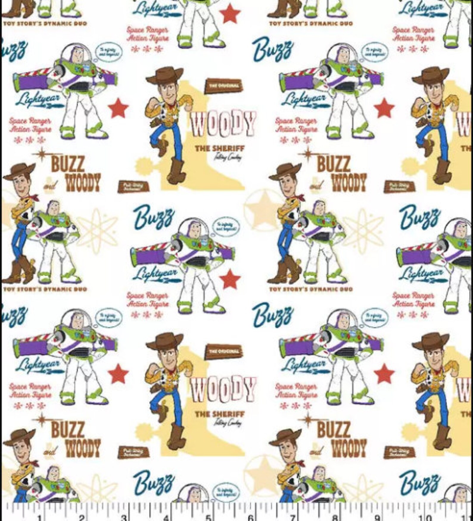 toy story cotton fabric