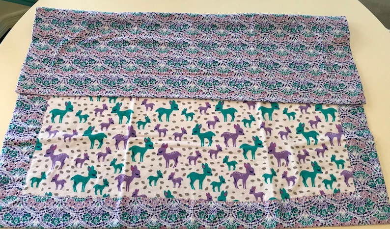 Deer woodland themed shower fawn 5 Piece Baby Girl Gift Set Nursery Burp Cloths Baby Bedding Washcloths