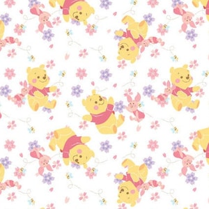 Winnie the Pooh Nursery & Toddler Bedding, crib sheet, toddler sheet, Crib Blanket, Toddler Blanket, Baby Blanket, Changing Pad Cover, girl
