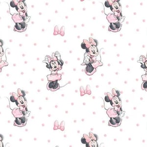 Minnie Mouse Nursery & Toddler Bedding, crib sheet, toddler sheet, Baby Blanket, Toddler Blanket, Crib Blanket,  Changing Pad Cover, Disney