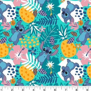 Ropa de cama infantil de Disney Lilo & Stitch, manta para cuna, sábana para cuna, sábanas para niños pequeños, manta para niños pequeños, manta para bebé, funda para cambiador imagen 5