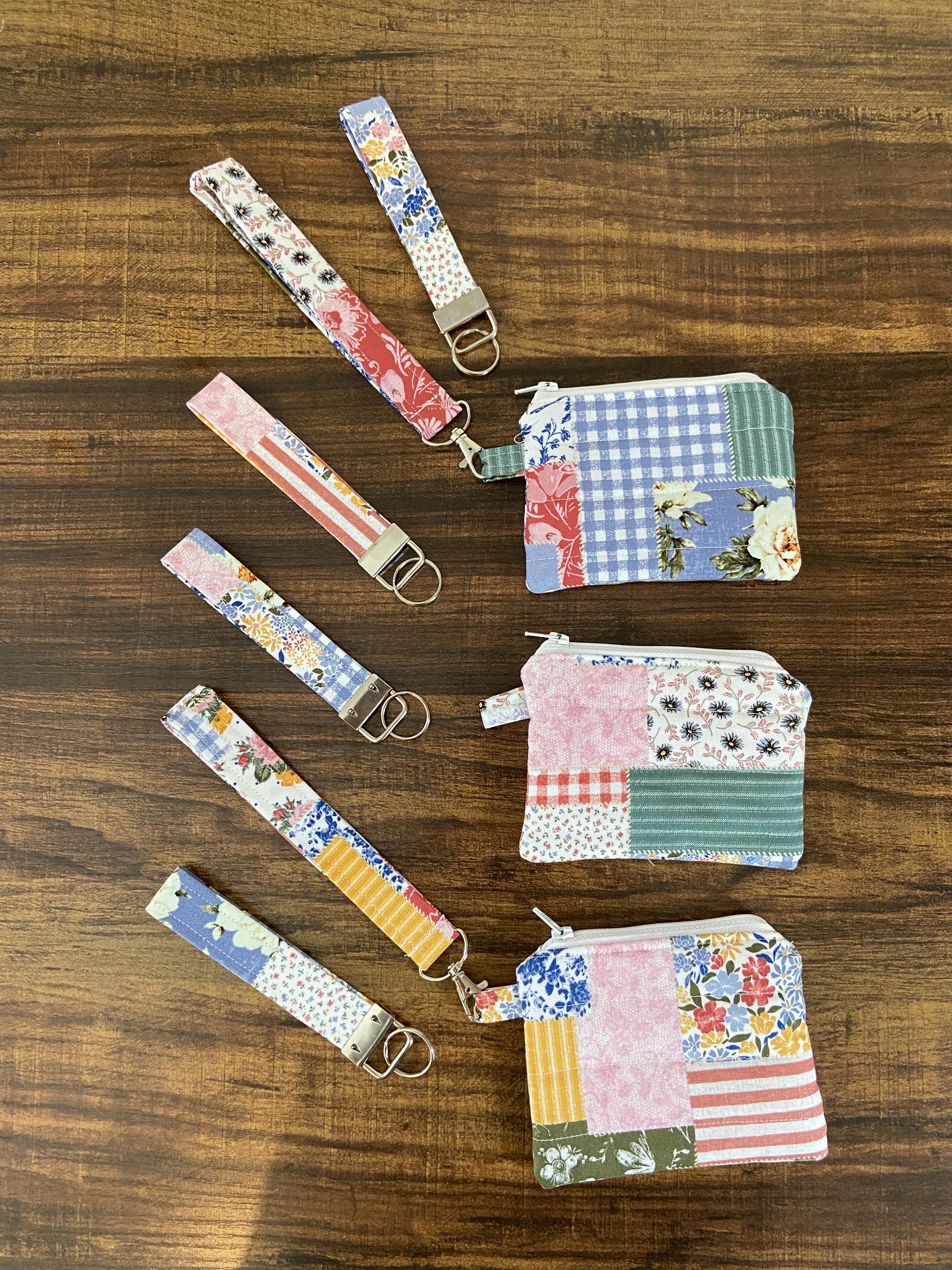 Zippered Pouch, Wristlet, Keychain, Wristlet Strap, Key Fob, Toiletry ...