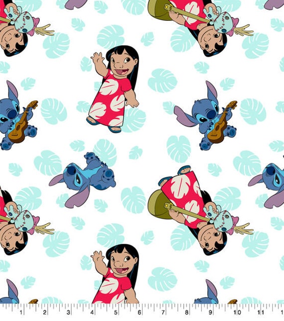 Disney Lilo & Stitch ropa de cama para guardería para niños pequeños, manta  para cuna, sábana