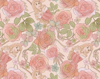 Disney prinses Aurora bloemen beddengoed voor peuters en babykamers, nertsdeken wieg, hoeslaken, lakens peuter, aankleedkussenhoes, meisje