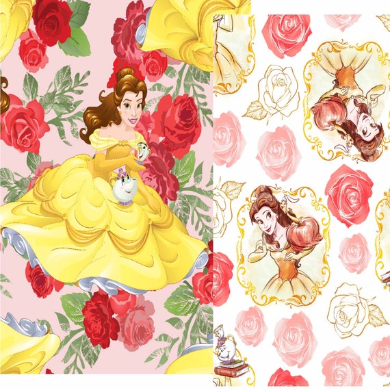 beauty and the beast crib bedding