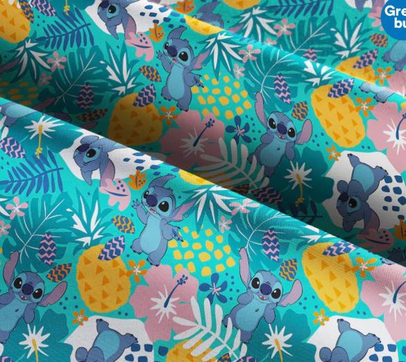 Ropa de cama infantil de Disney Lilo & Stitch, manta para cuna, sábana para cuna, sábanas para niños pequeños, manta para niños pequeños, manta para bebé, funda para cambiador imagen 3