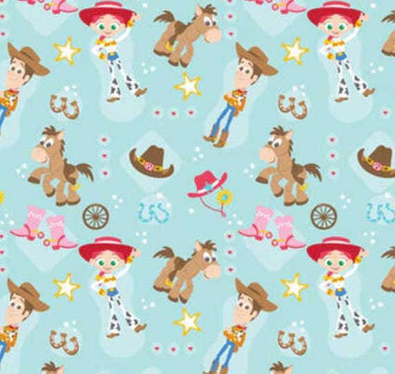 Toy Story Cotton Fabric by the Yard, Fabric, Cotton, Masks, Crafts