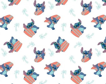 Lilo & Stitch Lilo & Stitch Literie pour chambre d'enfant, couverture pour lit de bébé, drap pour lit de bébé, draps pour tout-petit, couverture pour tout-petit, couverture pour bébé, housse de matelas à langer
