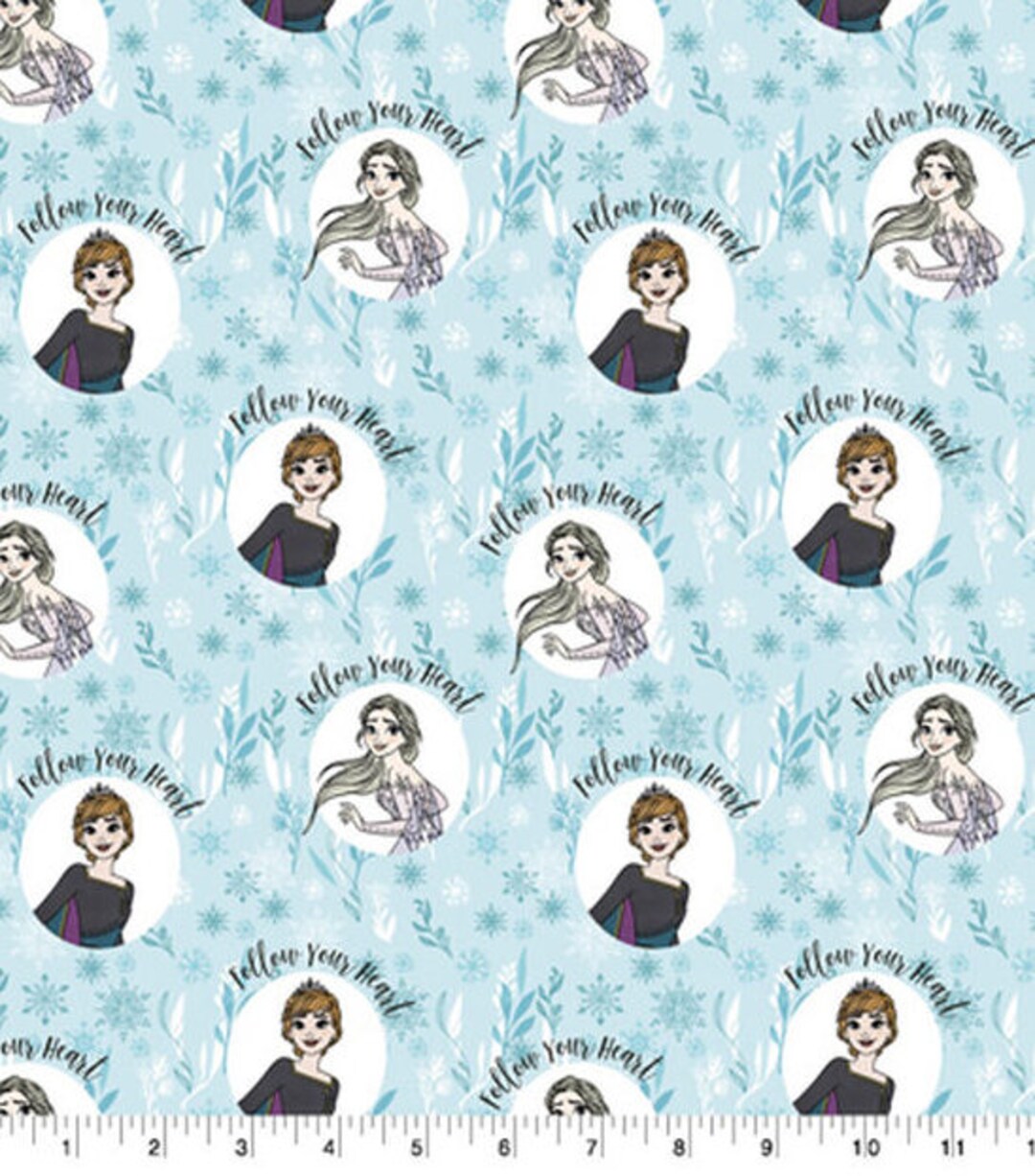 Disney Frozen Cotton Fabric by the Yard, Fabric, Cotton, Masks, Crafts