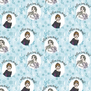 Tessuto di cotone congelato Disney tagliato a misura, tessuto, cotone, maschere, artigianato, materiale, bambino, asilo nido, neonato, ragazza, Disney, Elsa, Anna, lenzuola