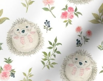 hedgehog crib sheet