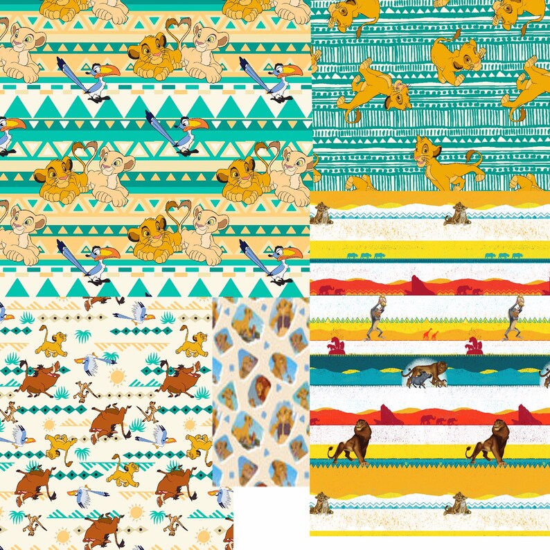 Five Different Lion King Designs Toddler Nursery Bedding Etsy