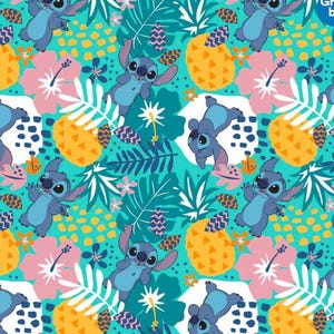 Ropa de cama infantil de Disney Lilo & Stitch, manta para cuna, sábana para cuna, sábanas para niños pequeños, manta para niños pequeños, manta para bebé, funda para cambiador imagen 1