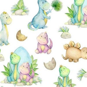 Organic Dinosaur Friends Nursery & Toddler Bedding, Toddler Sheets, Crib Sheets, Boy, Girl, Baby Blanket, Changing Pad Cover, Crib Blanket