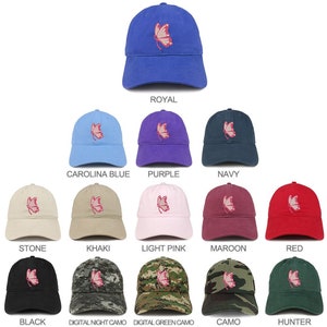 Stitchfy Fight Butterfly Embroidered Unstructured Cotton Dad Hat