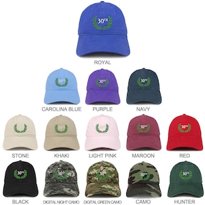 Stitchfy 30th Anniversary Embroidered Unstructured Cotton Dad Hat