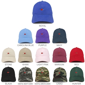 Stitchfy Ladybug Embroidered Unstructured Cotton Dad Hat