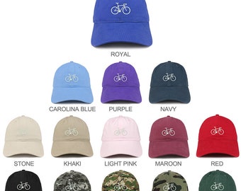 Stitchfy Bicycle Embroidered Unstructured Cotton Dad Hat