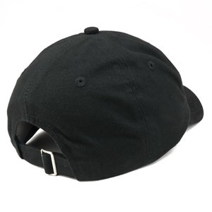 Boston Terrier Embroidered Dad Hat - Navy Brushed Cotton Low Profile Baseball Cap, Adjustable, One Size - View #10