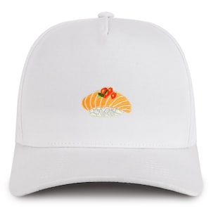 Stitchfy Laxmage Sushi Broderad Patch Strukturerad 5 Panel Pro Style Baseball Cap (SF- AP0216-NIS-GNV-007)