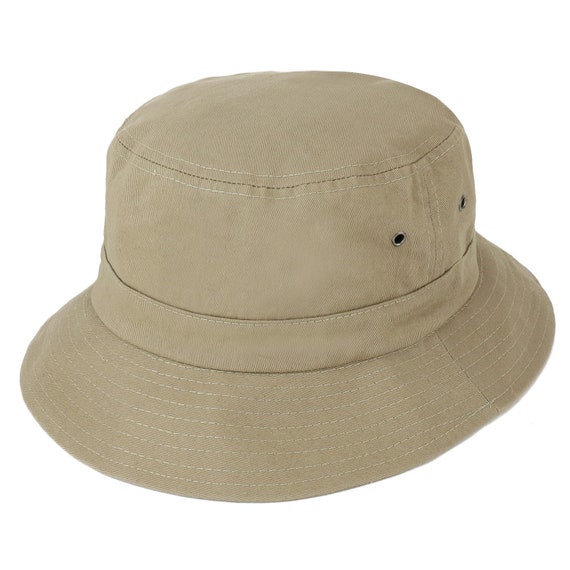 Stitchfy Cotton Customized XXL Size Short Brimmed Bucket Hat